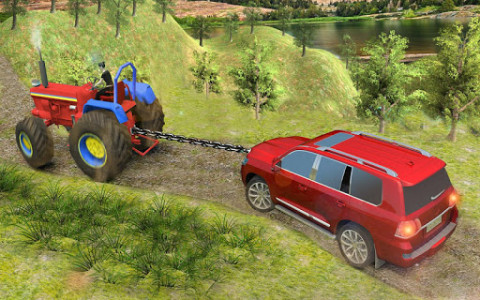 اسکرین شات بازی Pull Tractor Games: Tractor Driving Simulator 2019 6