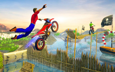 اسکرین شات بازی Impossible Bike Track Stunt Games 2021: Free Games 3