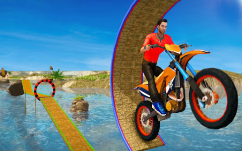 اسکرین شات بازی Impossible Bike Track Stunt Games 2021: Free Games 2