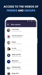 اسکرین شات برنامه Video for VK (Download video) 2