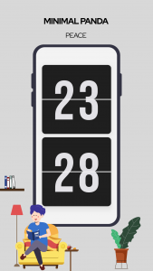 اسکرین شات برنامه Zen Flip Clock 7