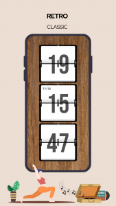 اسکرین شات برنامه Zen Flip Clock 5
