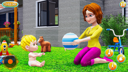 اسکرین شات 2 بازی Virtual Mother Family Sim 3D