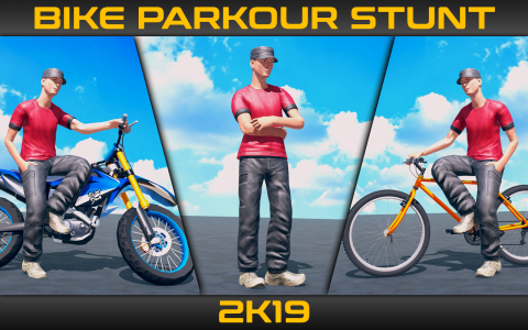 اسکرین شات 1 بازی Bike Parkour Stunts 2022