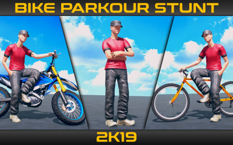 اسکرین شات بازی Bike Parkour Stunts 2022 1