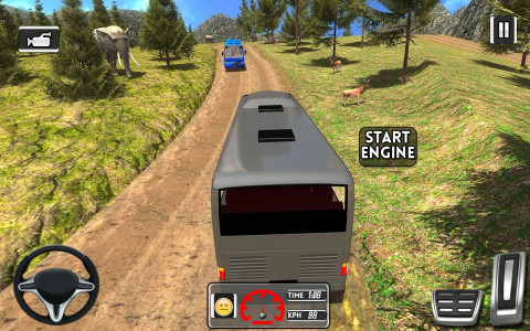 اسکرین شات بازی Coach Bus Simulator Games 2021 1