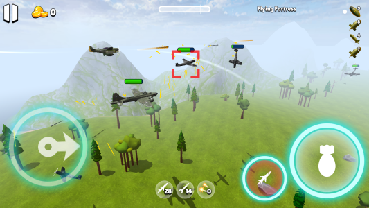 اسکرین شات 5 بازی Bomber Ace: WW2 war plane game