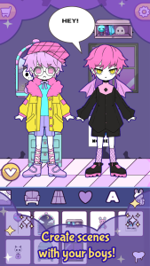 اسکرین شات 6 بازی BatDoll monster boy maker game