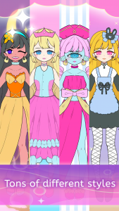 اسکرین شات 3 بازی Princess Girl Dress up doll