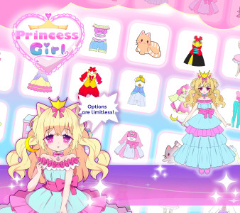 اسکرین شات 1 بازی Princess Girl Dress up doll