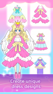 اسکرین شات 4 بازی Princess Girl Dress up doll