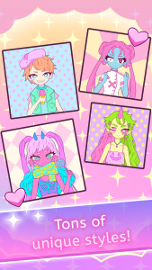 اسکرین شات 2 بازی Roxie Girl anime avatar maker