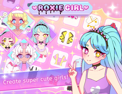 اسکرین شات بازی Roxie Girl anime avatar maker 1