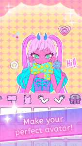 اسکرین شات 5 بازی Roxie Girl anime avatar maker