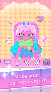 اسکرین شات بازی Roxie Girl anime avatar maker 5