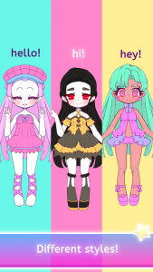 اسکرین شات بازی Mimistar dress up chibi doll 2