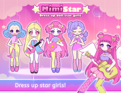 اسکرین شات بازی Mimistar dress up chibi doll 1