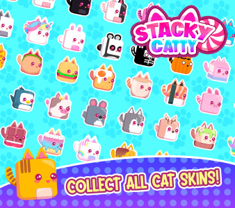 اسکرین شات 3 بازی Stacky Cat kawaii runner Game