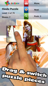 اسکرین شات بازی Hindu Gods Puzzle 3