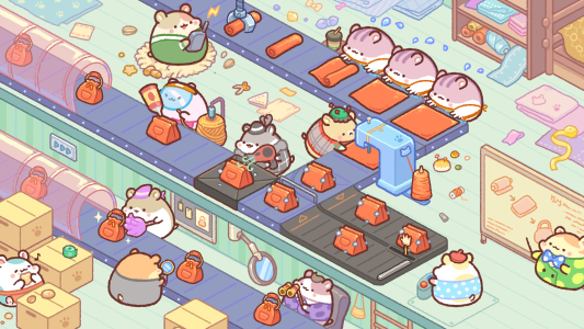اسکرین شات 2 بازی Hamster Bag Factory : Tycoon