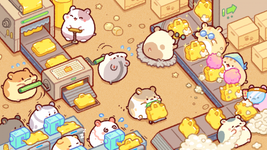 اسکرین شات بازی Hamster Bag Factory : Tycoon 1