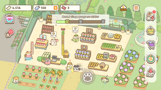 اسکرین شات 5 بازی Cat Mart: Cute Grocery Shop