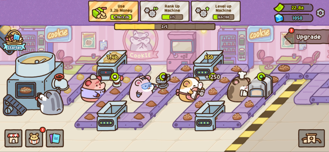 اسکرین شات 6 بازی Hamster Cookie Factory
