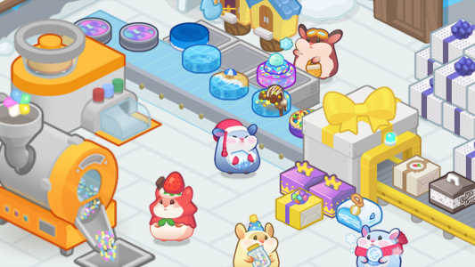 اسکرین شات بازی Hamster cake factory 2