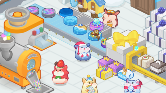 اسکرین شات 2 بازی Hamster cake factory