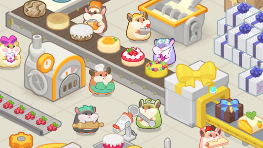 اسکرین شات بازی Hamster cake factory 1