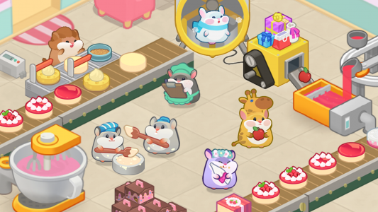 اسکرین شات بازی Hamster cake factory 3