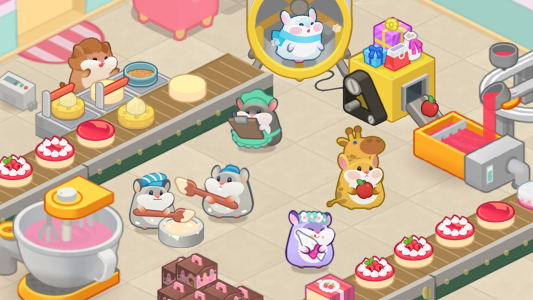 اسکرین شات 3 بازی Hamster cake factory