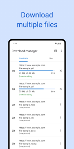 اسکرین شات 1 برنامه Download manager