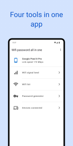 اسکرین شات 1 برنامه Wifi password all in one