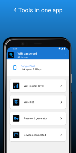 اسکرین شات برنامه Wifi password all in one 1