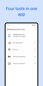 اسکرین شات برنامه Wifi password all in one 1