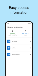 اسکرین شات 1 برنامه Wifi router administration