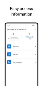 اسکرین شات برنامه Wifi router administration 1