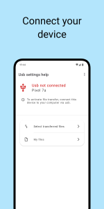 اسکرین شات 1 برنامه USB settings help