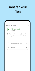 اسکرین شات برنامه USB settings help 2