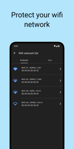 اسکرین شات برنامه Wifi password master 2