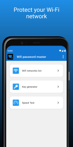 اسکرین شات برنامه Wifi password master 1