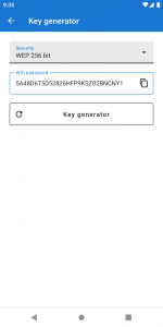 اسکرین شات برنامه Wifi password pro 2