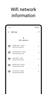 اسکرین شات برنامه Wifi password pro 3