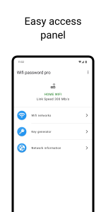 اسکرین شات برنامه Wifi password pro 1