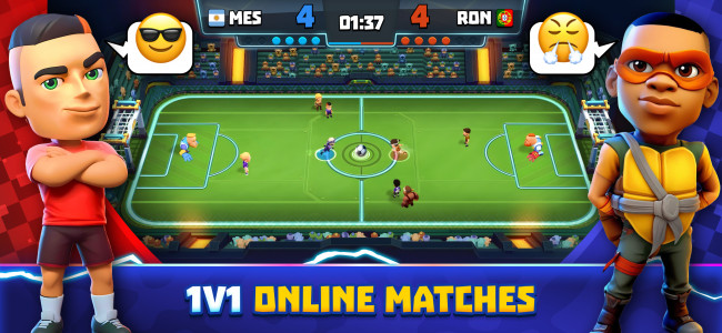 اسکرین شات بازی Goal Battle - Soccer Games 1