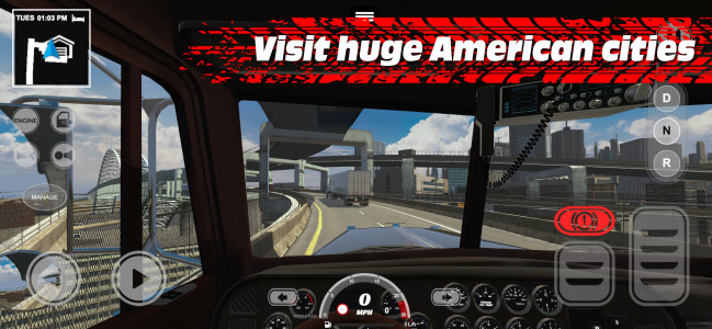 اسکرین شات بازی Truck Simulator PRO US 2