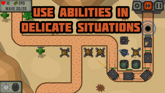اسکرین شات 2 بازی Tactical War: Tower Defense