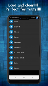 اسکرین شات 5 برنامه Text Message Sounds