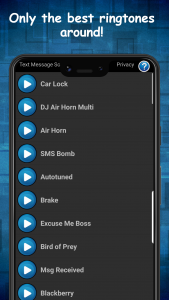 اسکرین شات 1 برنامه Text Message Sounds